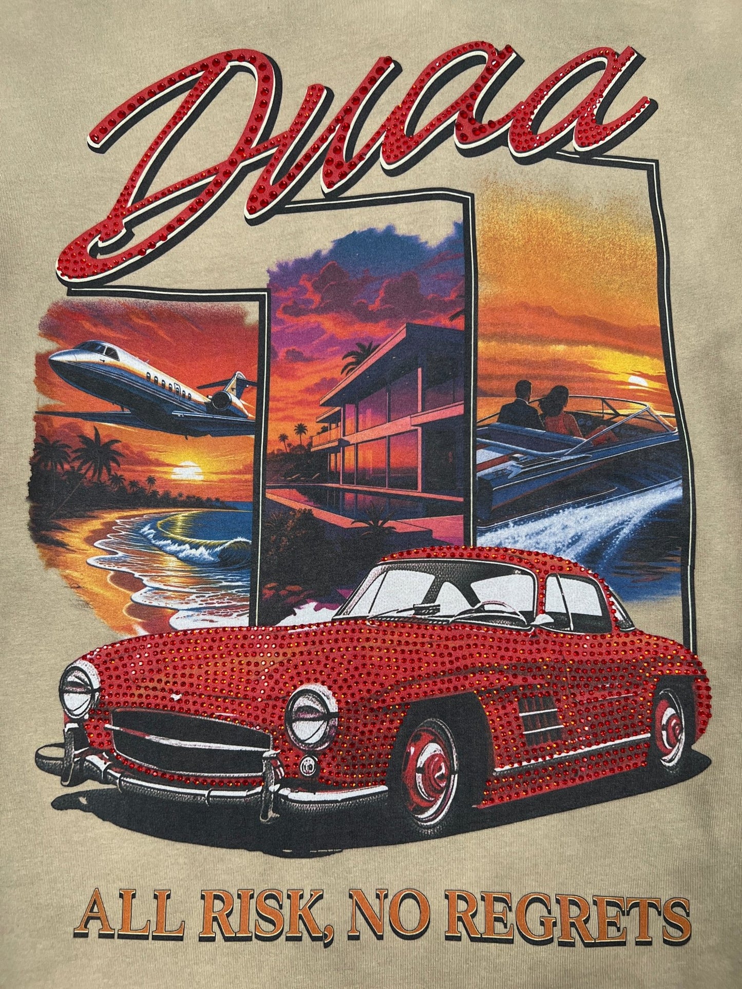 Duaa All Risk Tee Shirt Brown