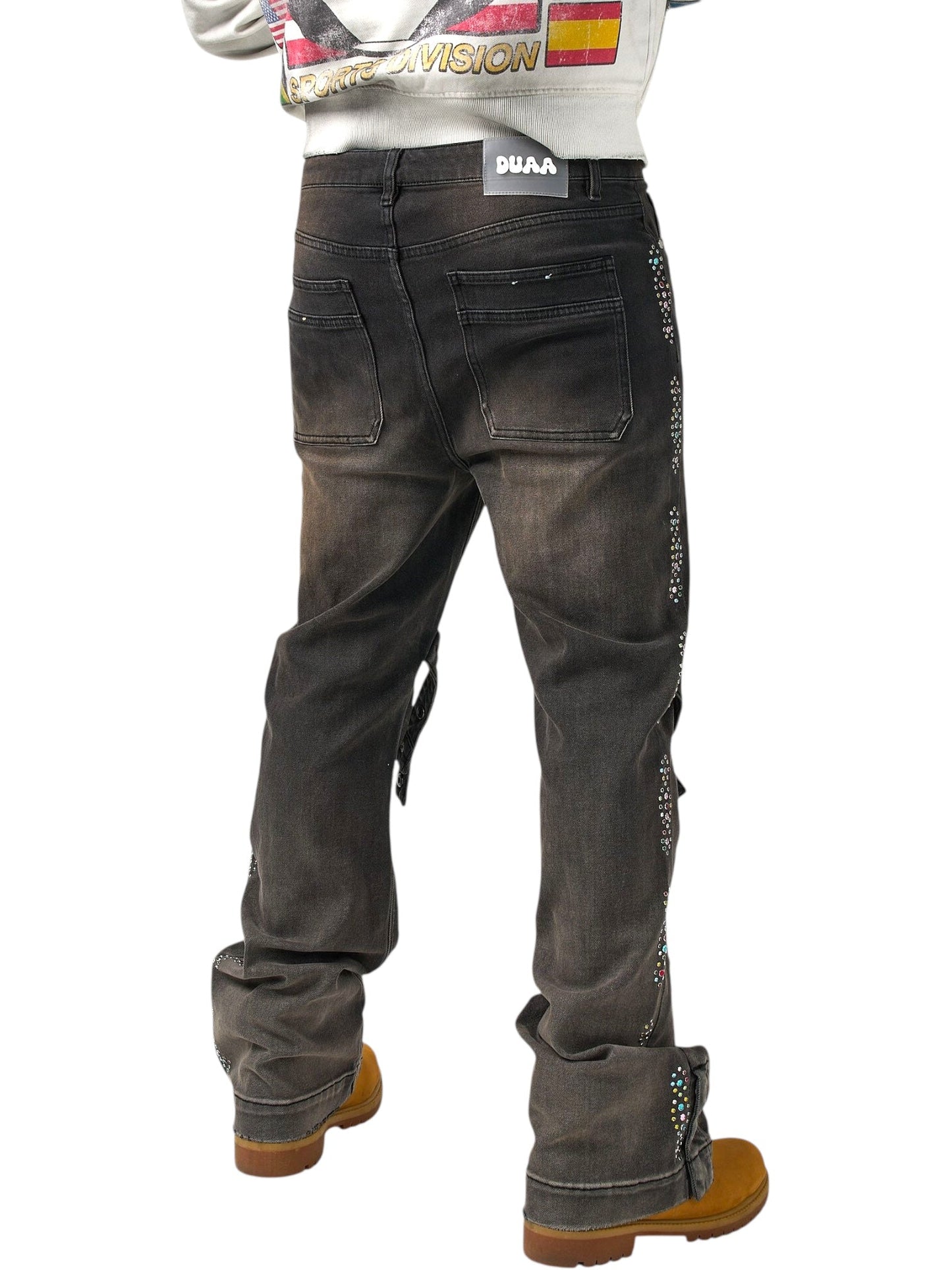 Duaa Aviation Ash Wash Denim