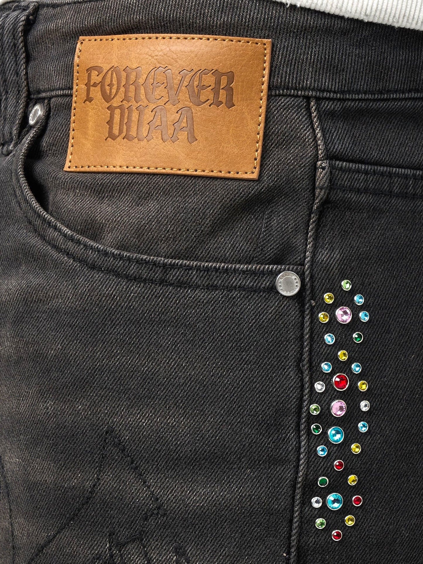 Duaa Aviation Ash Wash Denim