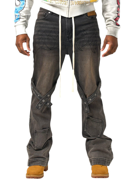 Duaa Aviation Ash Wash Denim