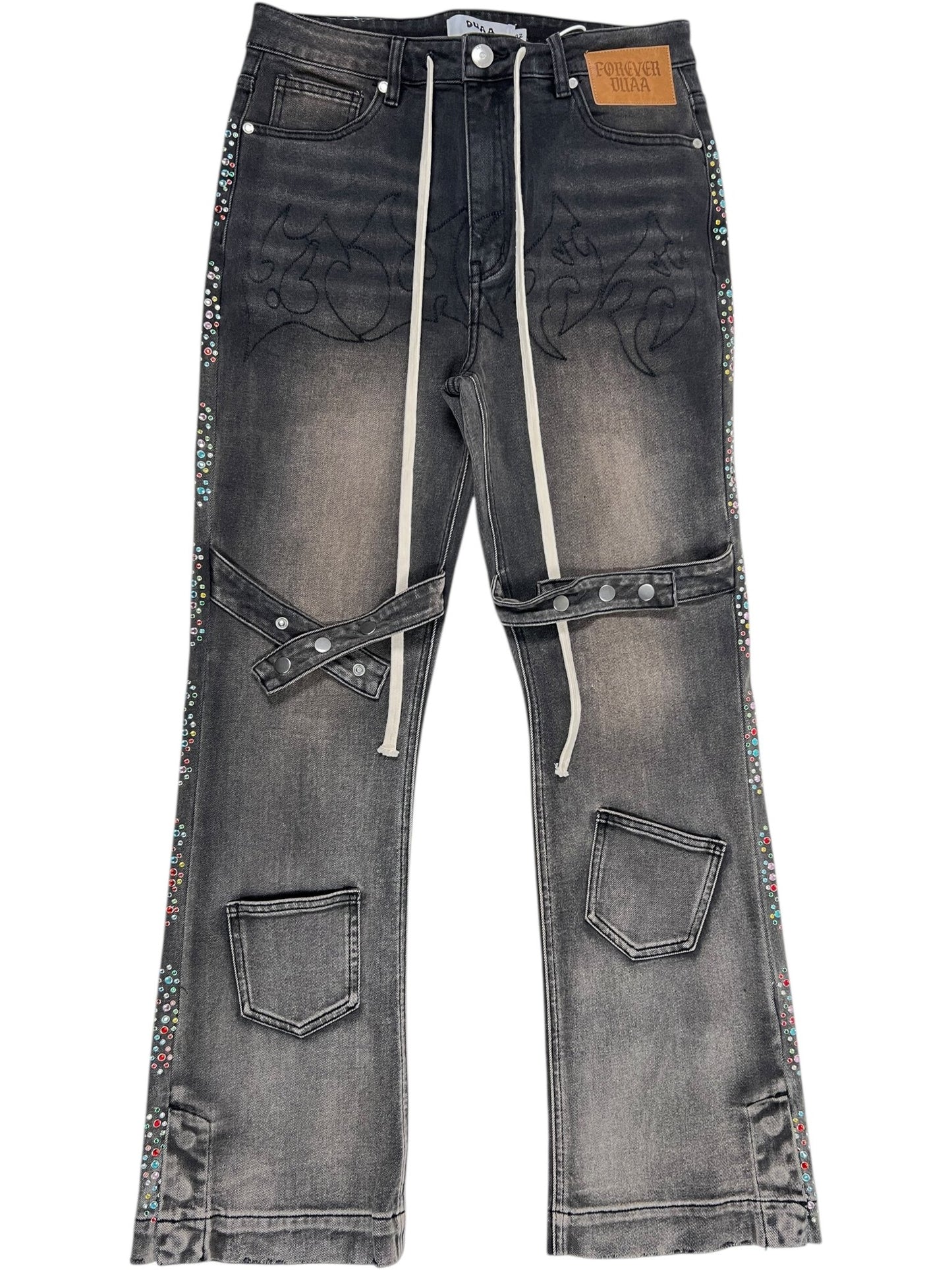 Duaa Aviation Ash Wash Denim