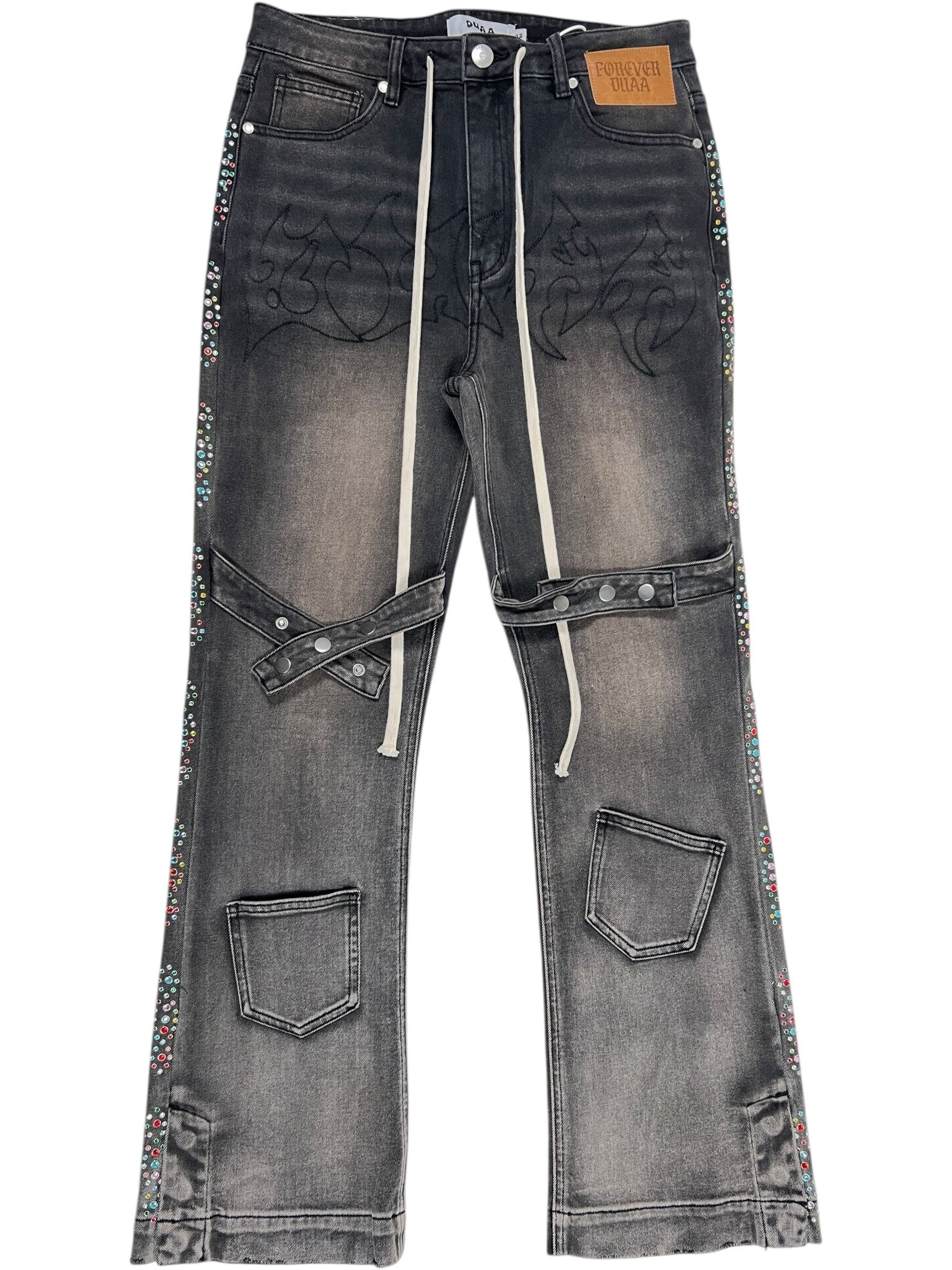 Duaa Aviation Ash Wash Denim