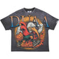 Duaa Bird Tee Shirt Orange