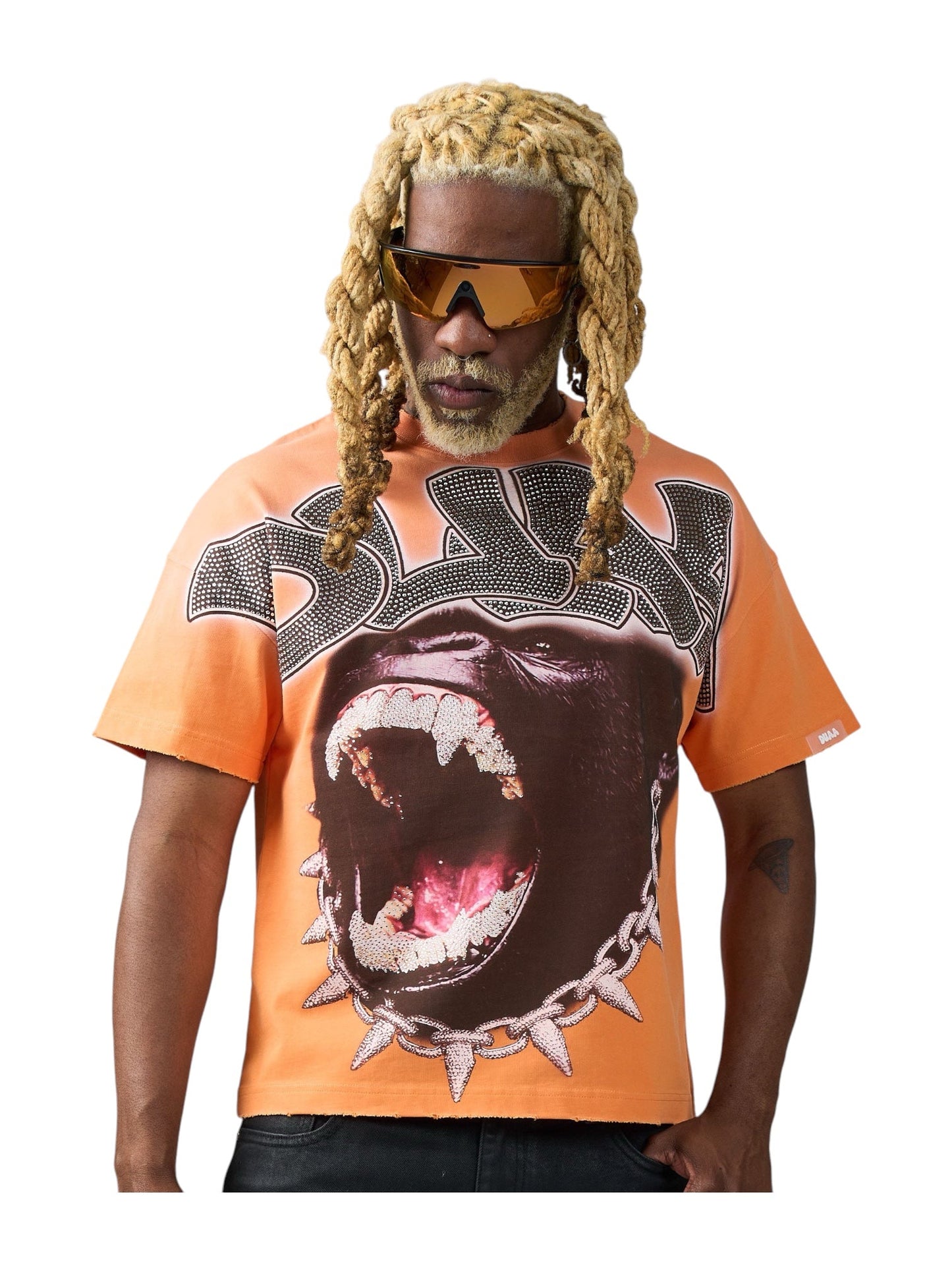 Duaa Chainlink Tee Black