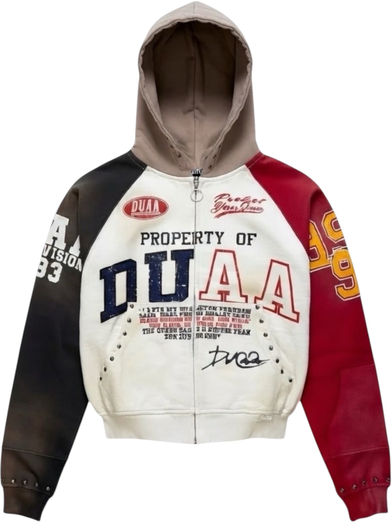 Duaa Earth Hoodie (Earth) White