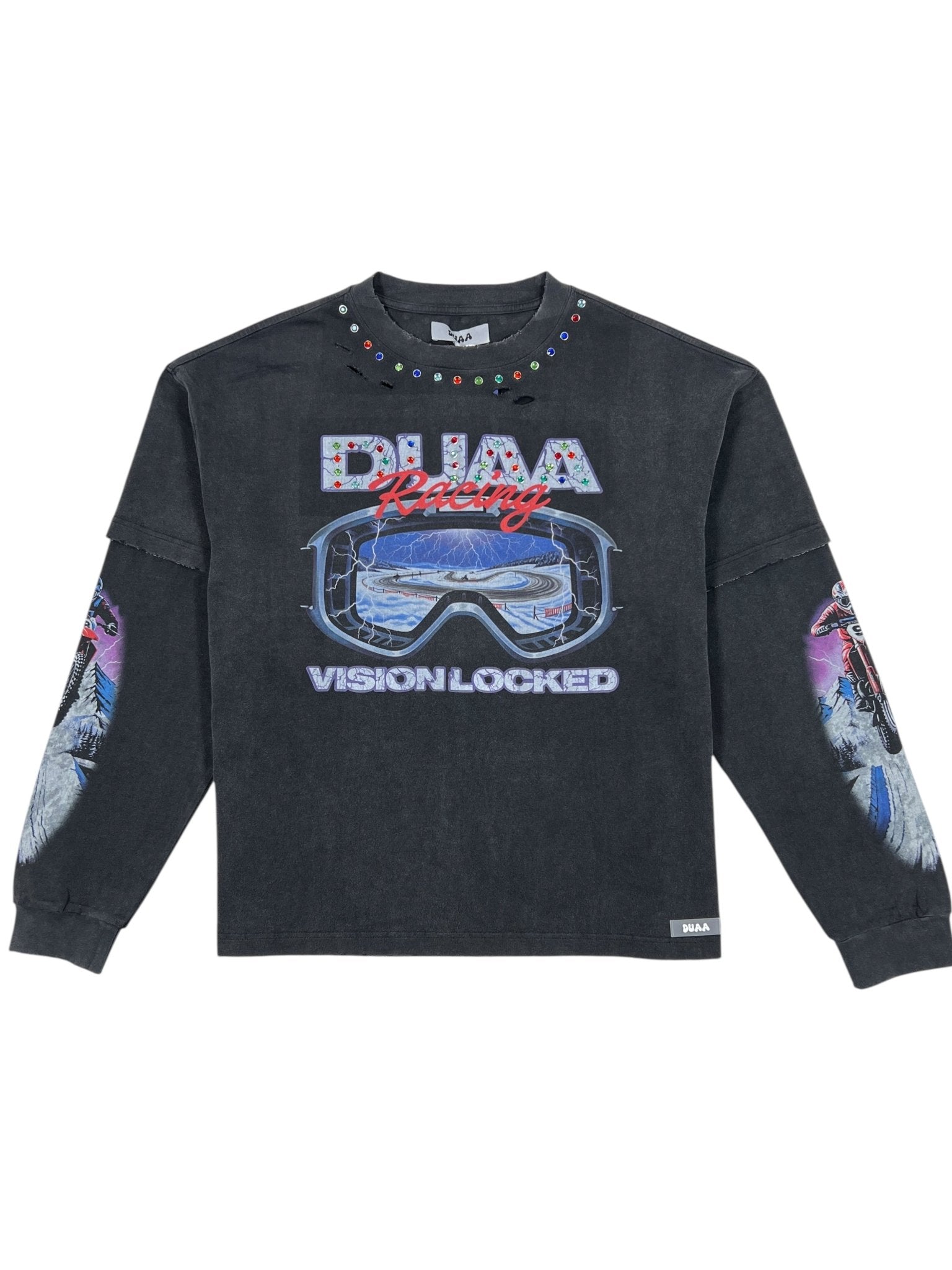 Duaa Focused Ls Tee Shirt Black