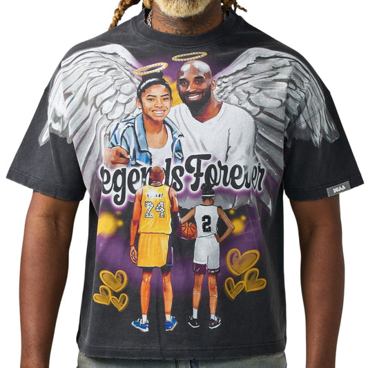 Duaa Forever Tee Shirt Black/Gold