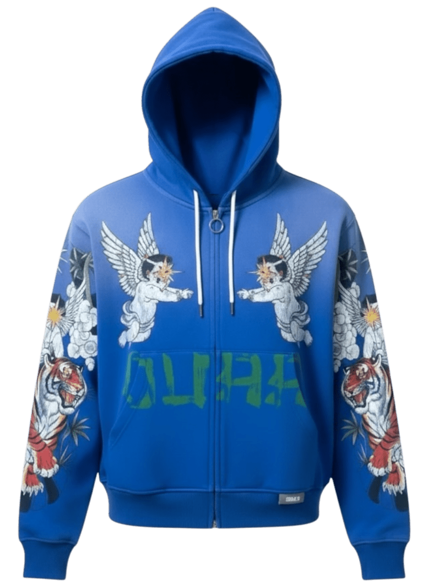 Duaa Garden Hoodie (Blue)