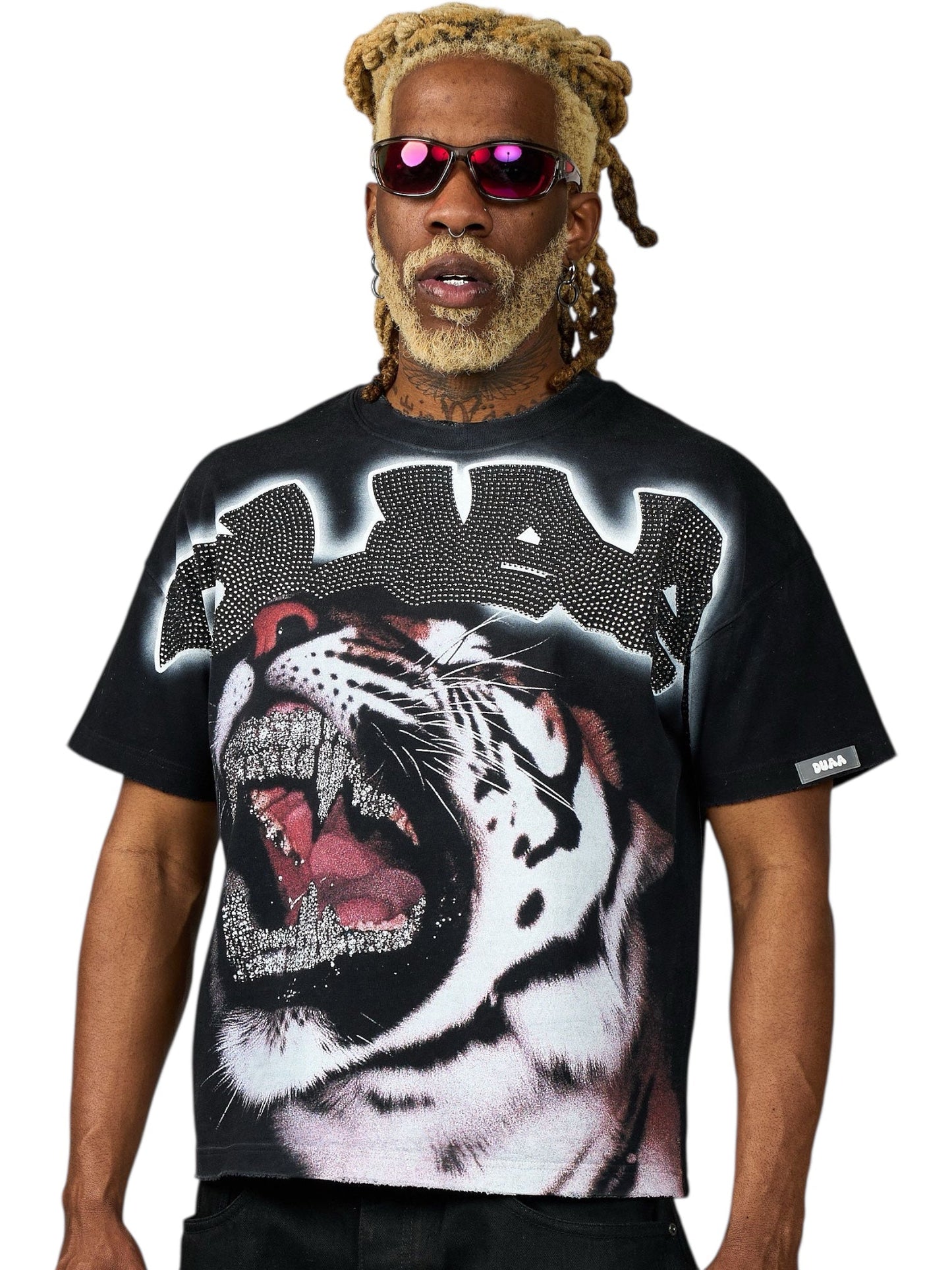 Duaa Grill Tee Shirt Black