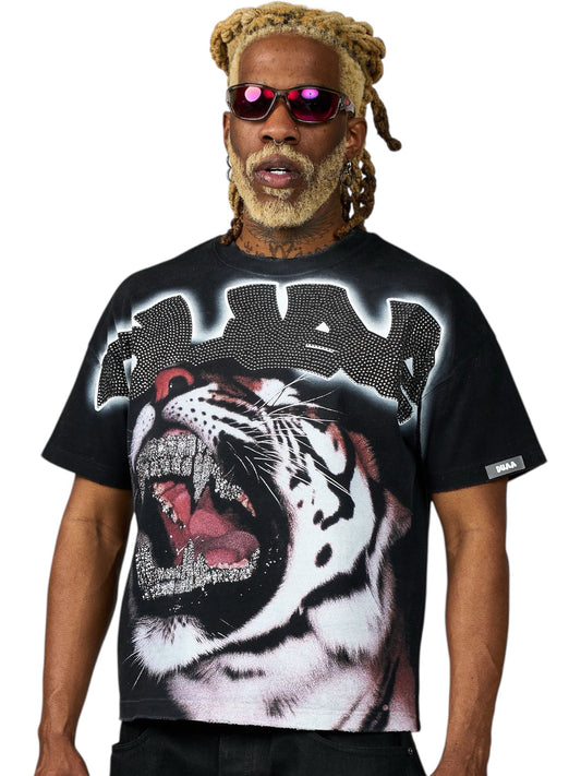 Duaa Grill Tee Shirt Black