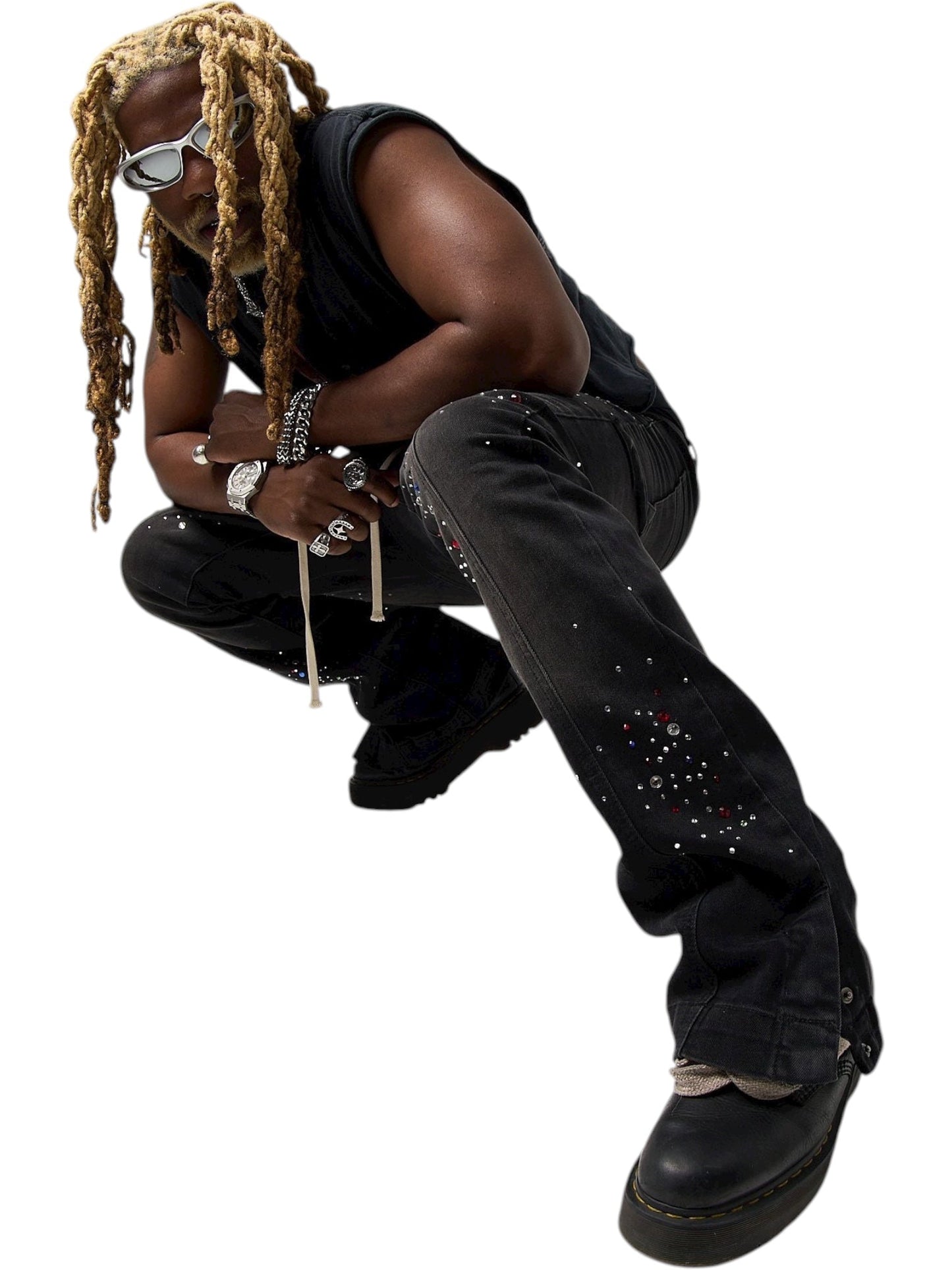 Duaa Guidance Black Denim