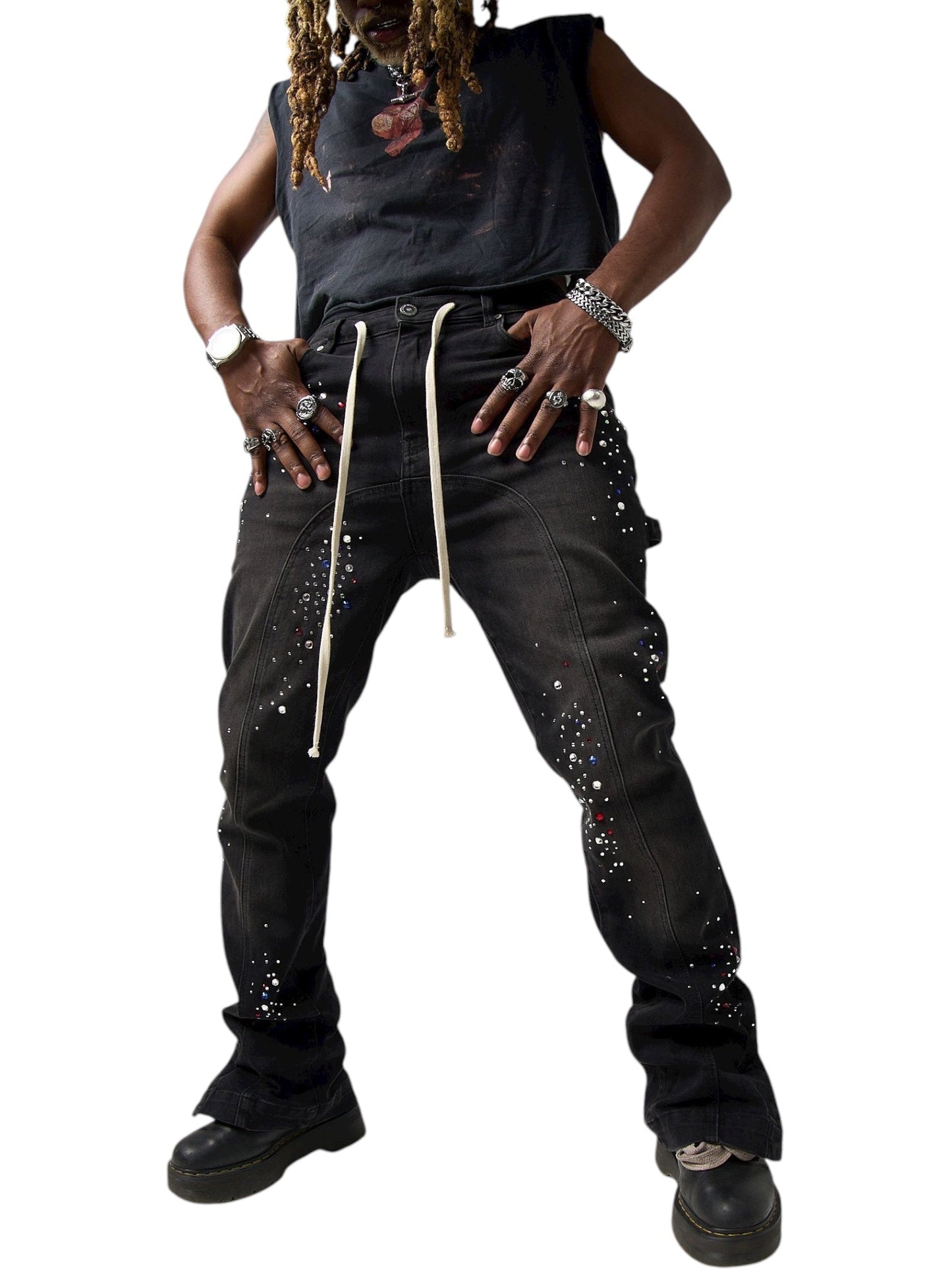 Duaa Guidance Black Denim