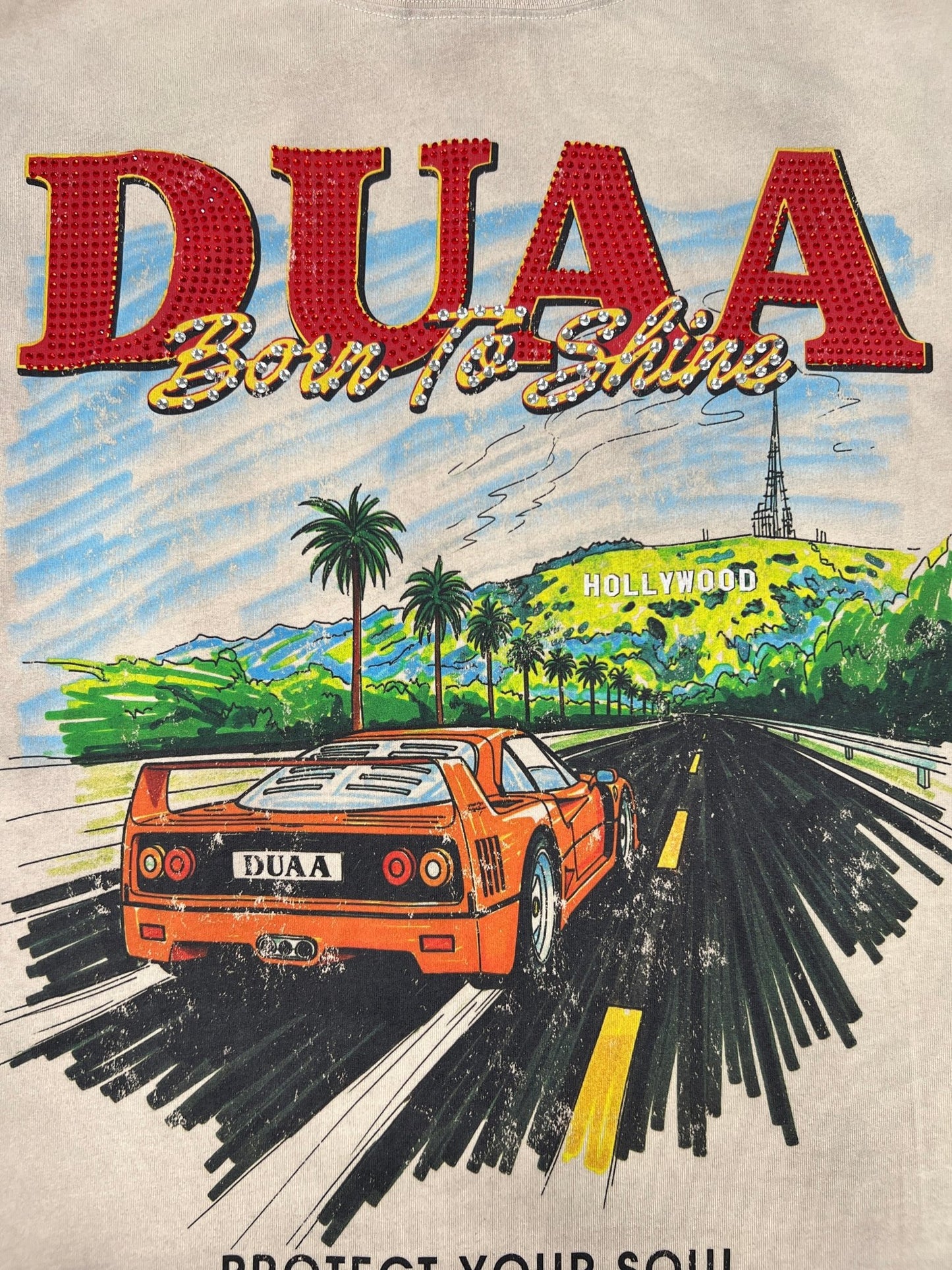 Duaa Hollywood Tee Shirt Nude