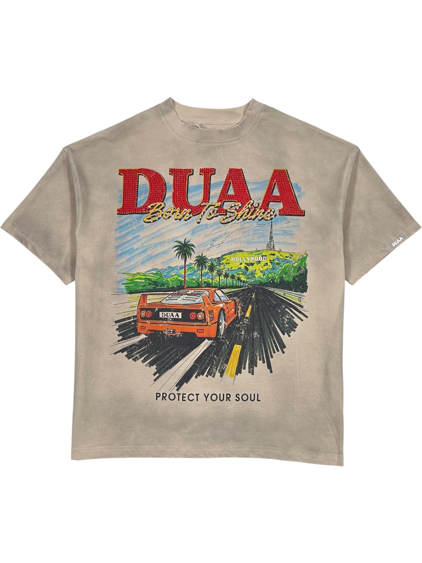 Duaa Hollywood Tee Shirt Nude