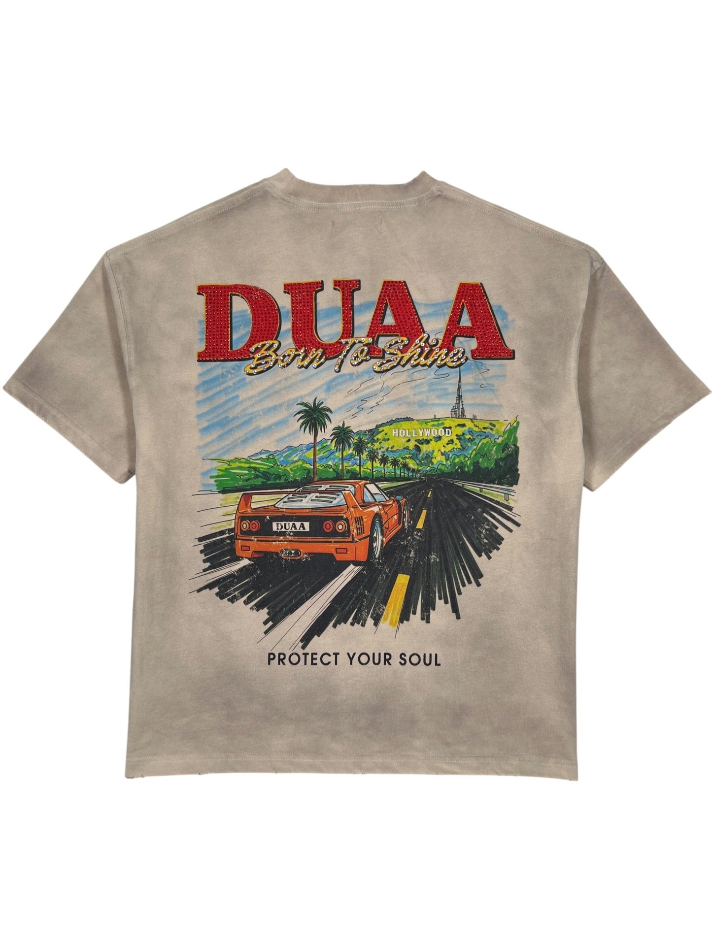 Duaa Hollywood Tee Shirt Nude
