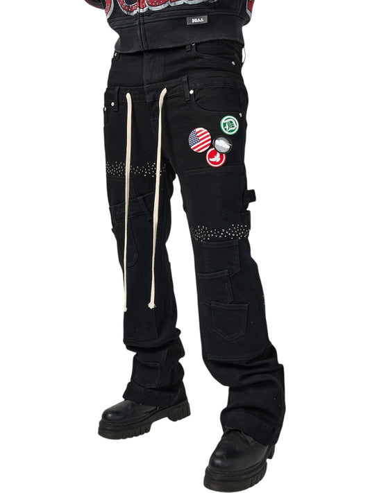 Duaa Memory Black Denim