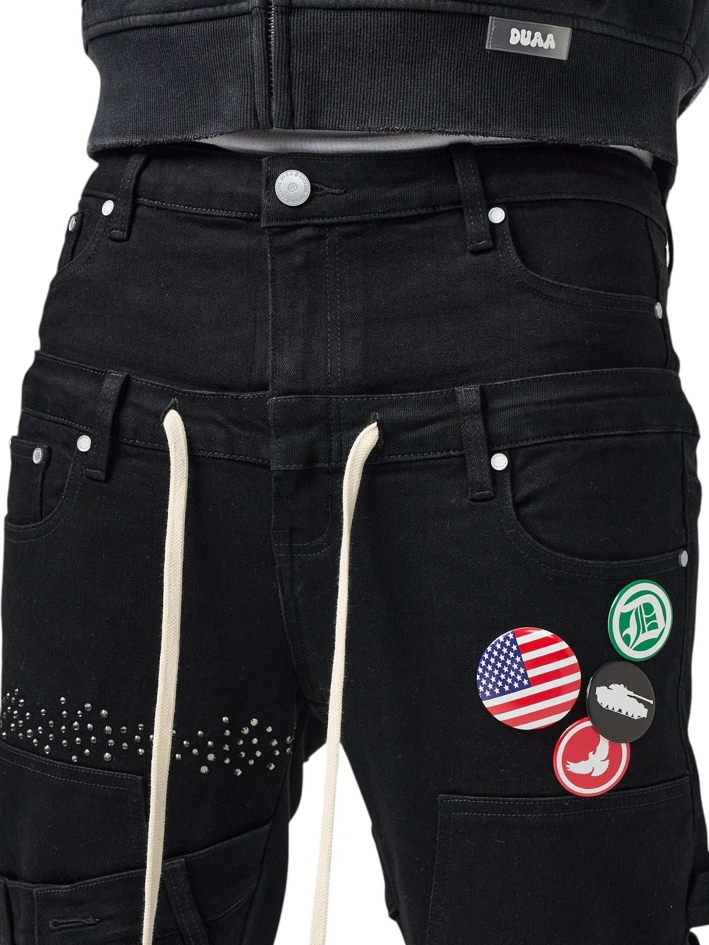 Duaa Memory Black Denim