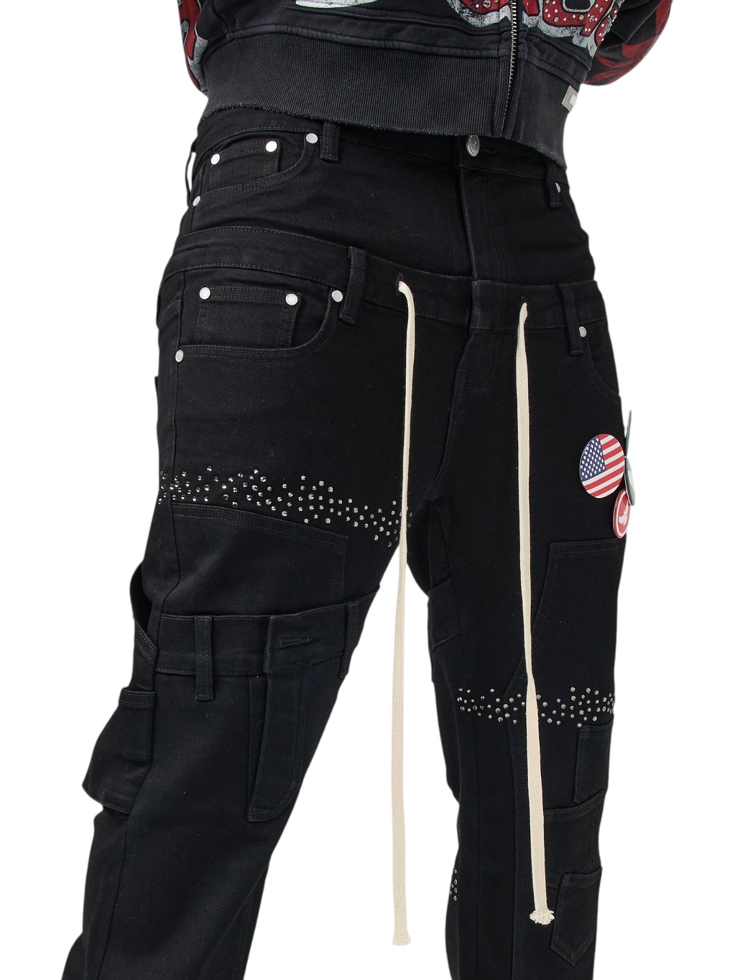 Duaa Memory Black Denim