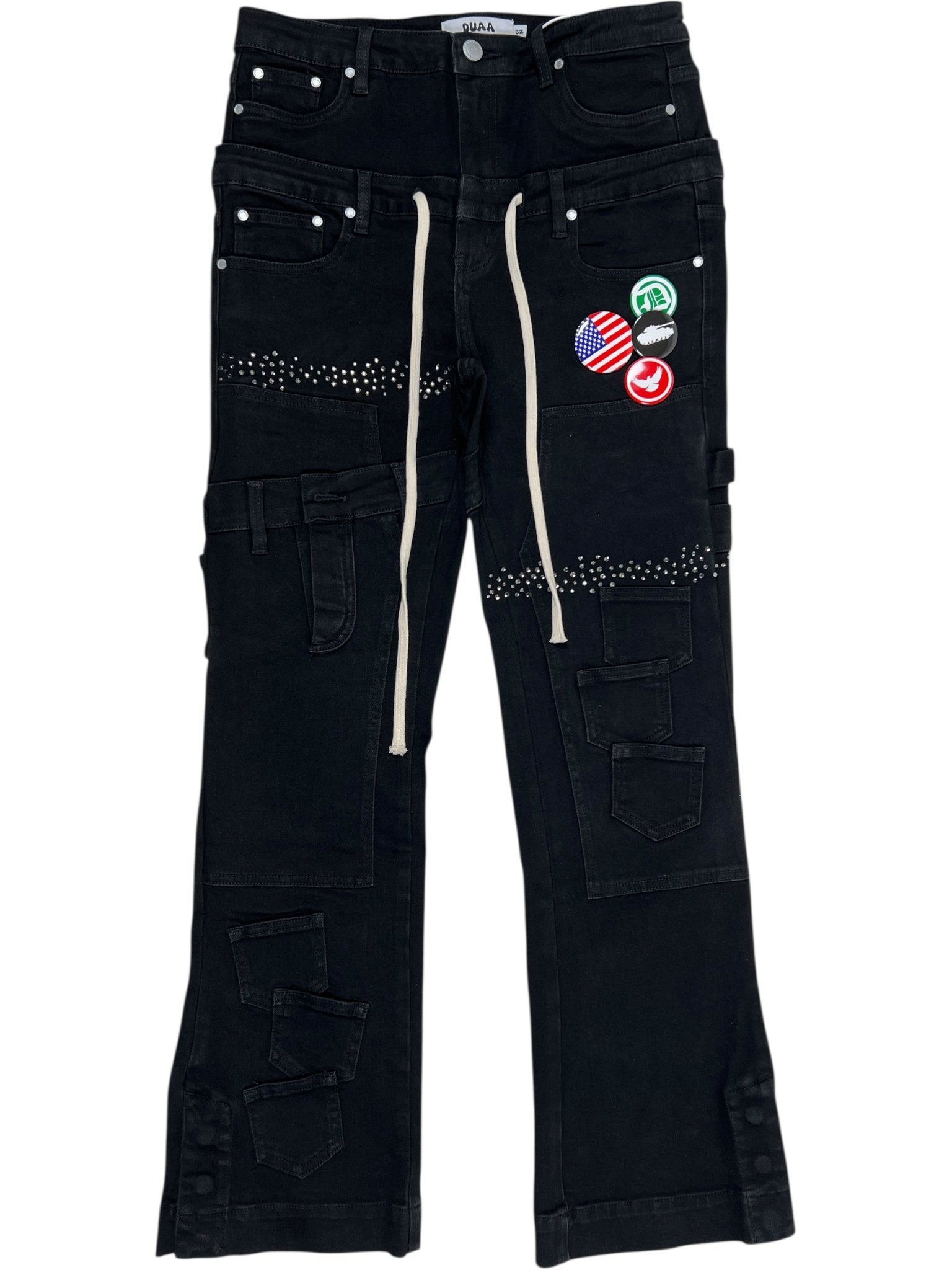 Duaa Memory Black Denim