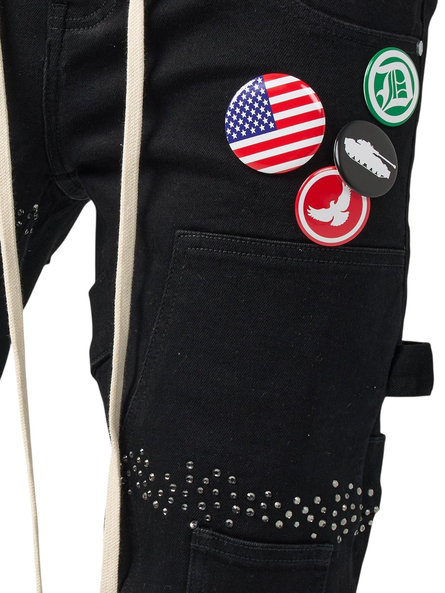 Duaa Memory Black Denim