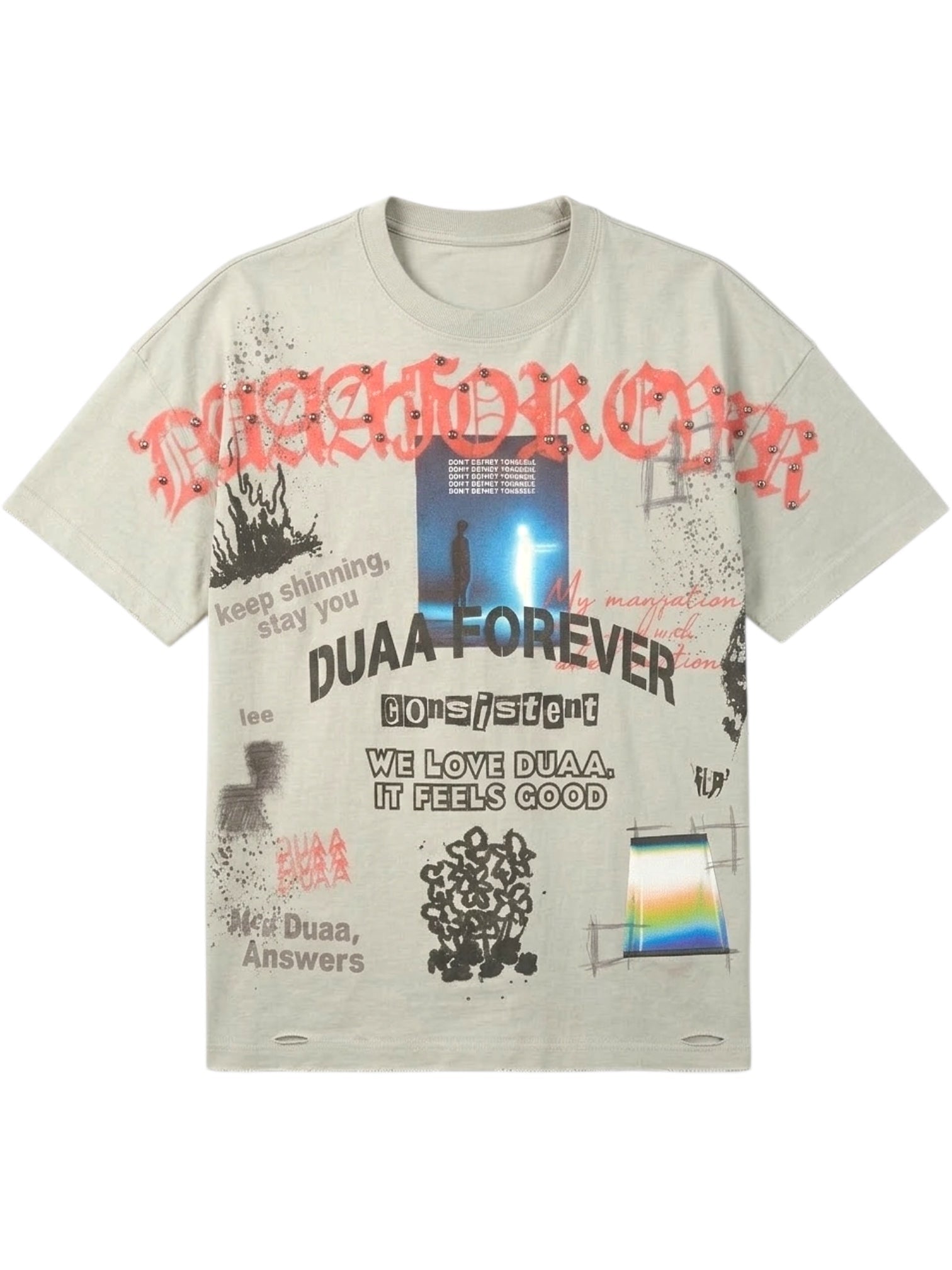 Duaa Mind Control Tee  Shirt Wash