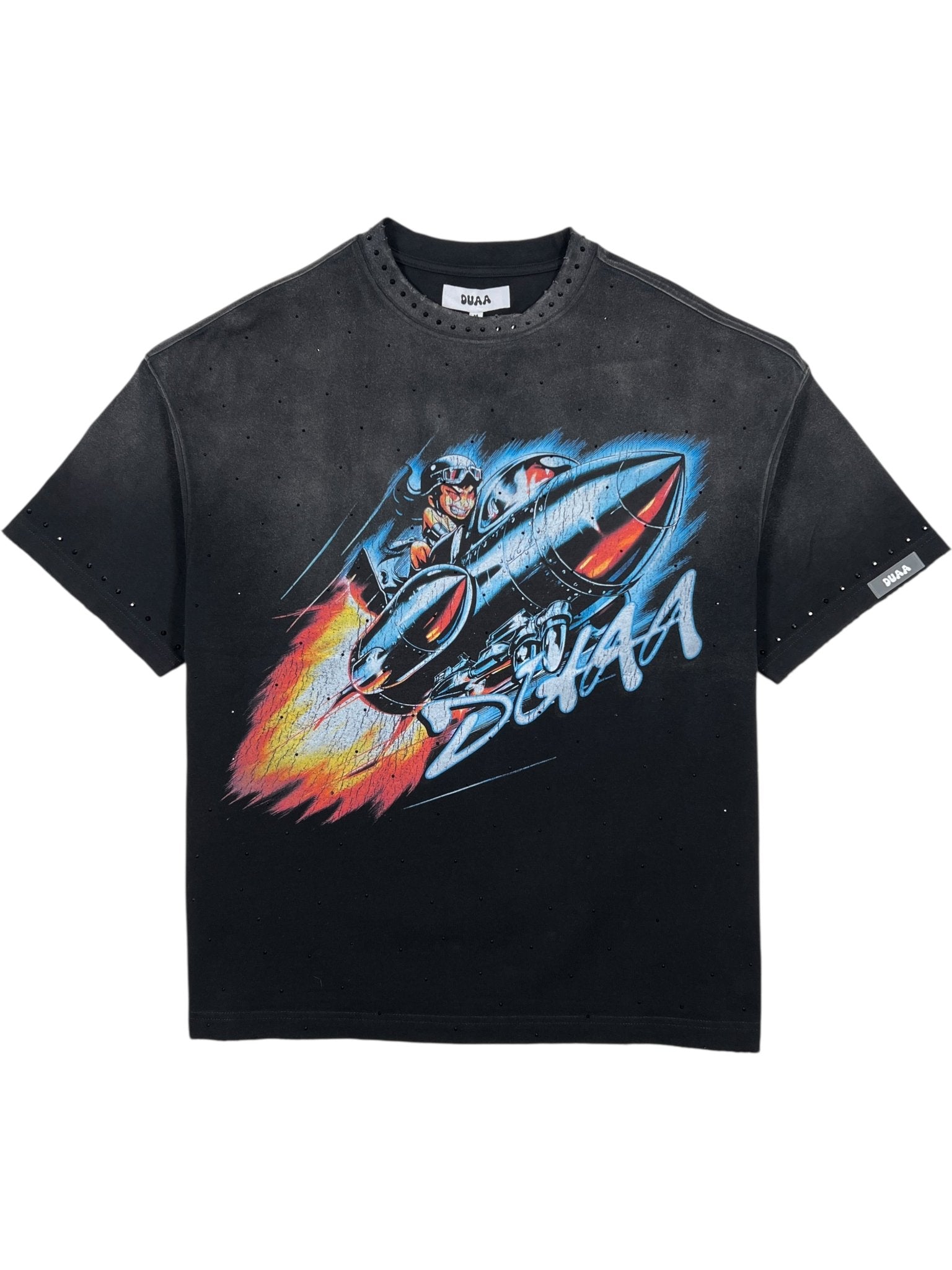 Duaa Next Level Tee Shirt Stone