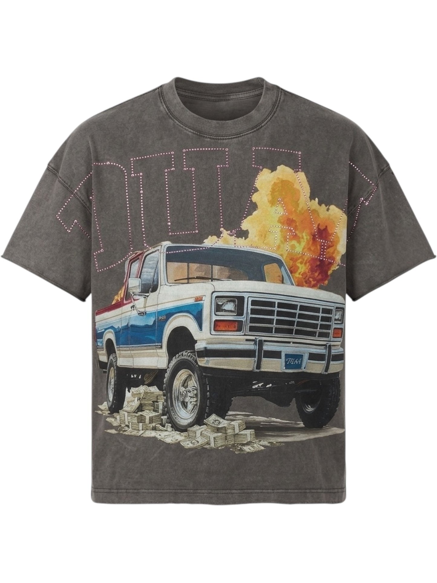 Duaa Pull Up Tee Shirt Vintage Wash