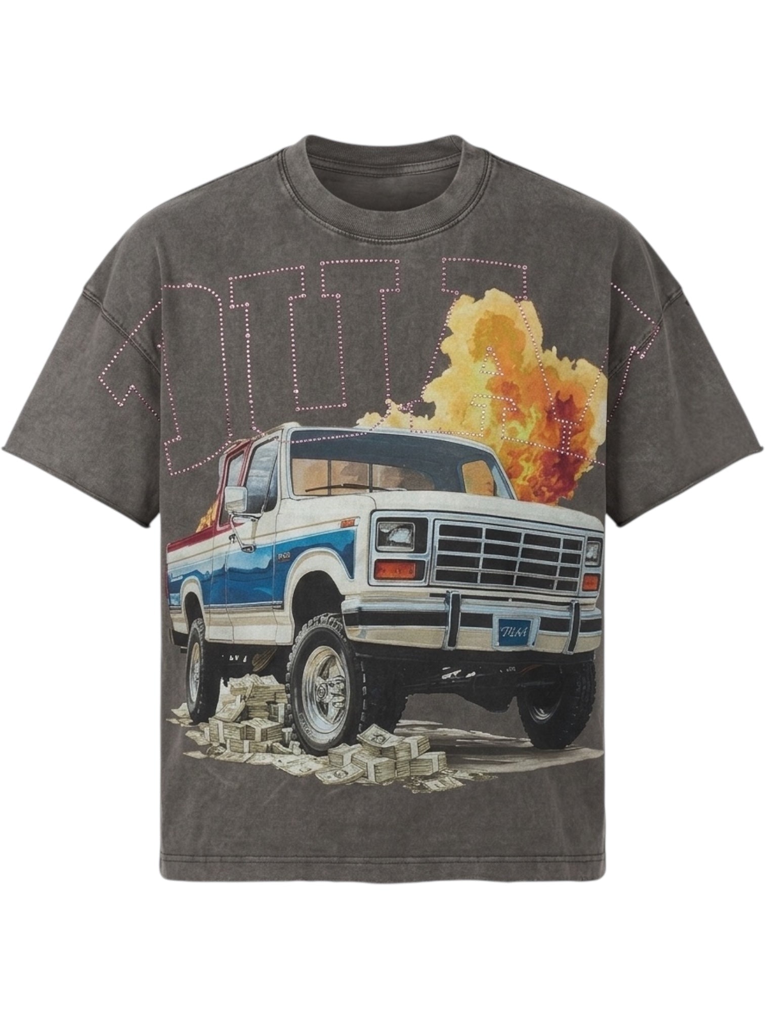 Duaa Pull Up Tee Shirt Vintage Wash