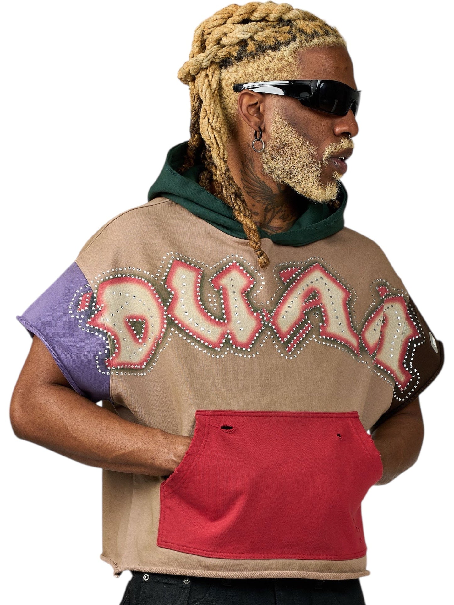 Duaa Retro Hoodie Color