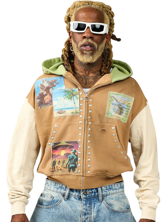 Duaa Traveler Hoodie Brown