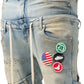 Duaa World Peace Denim Pins