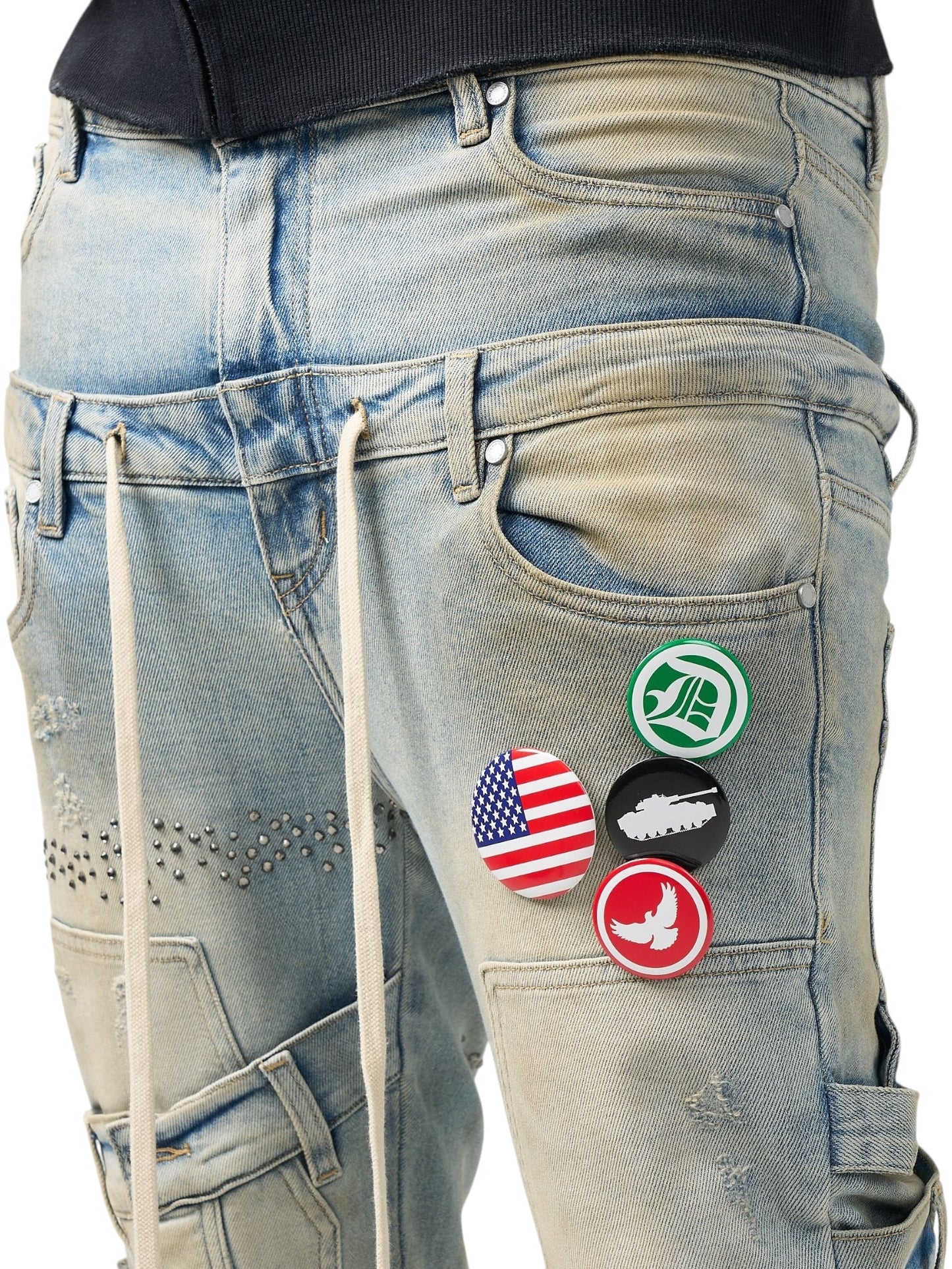 Duaa World Peace Denim Pins