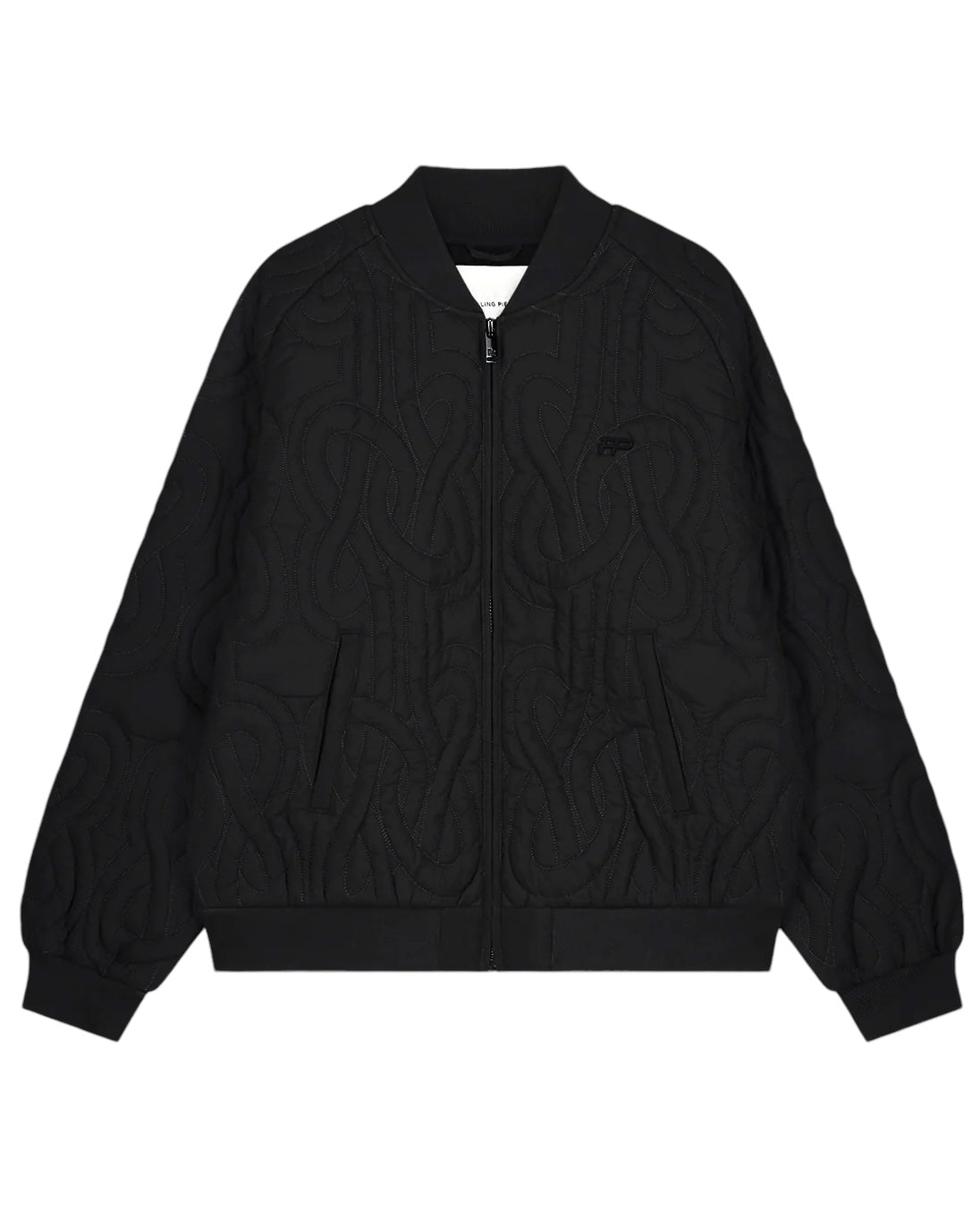 Filling Pieces Bomber Quilted Black