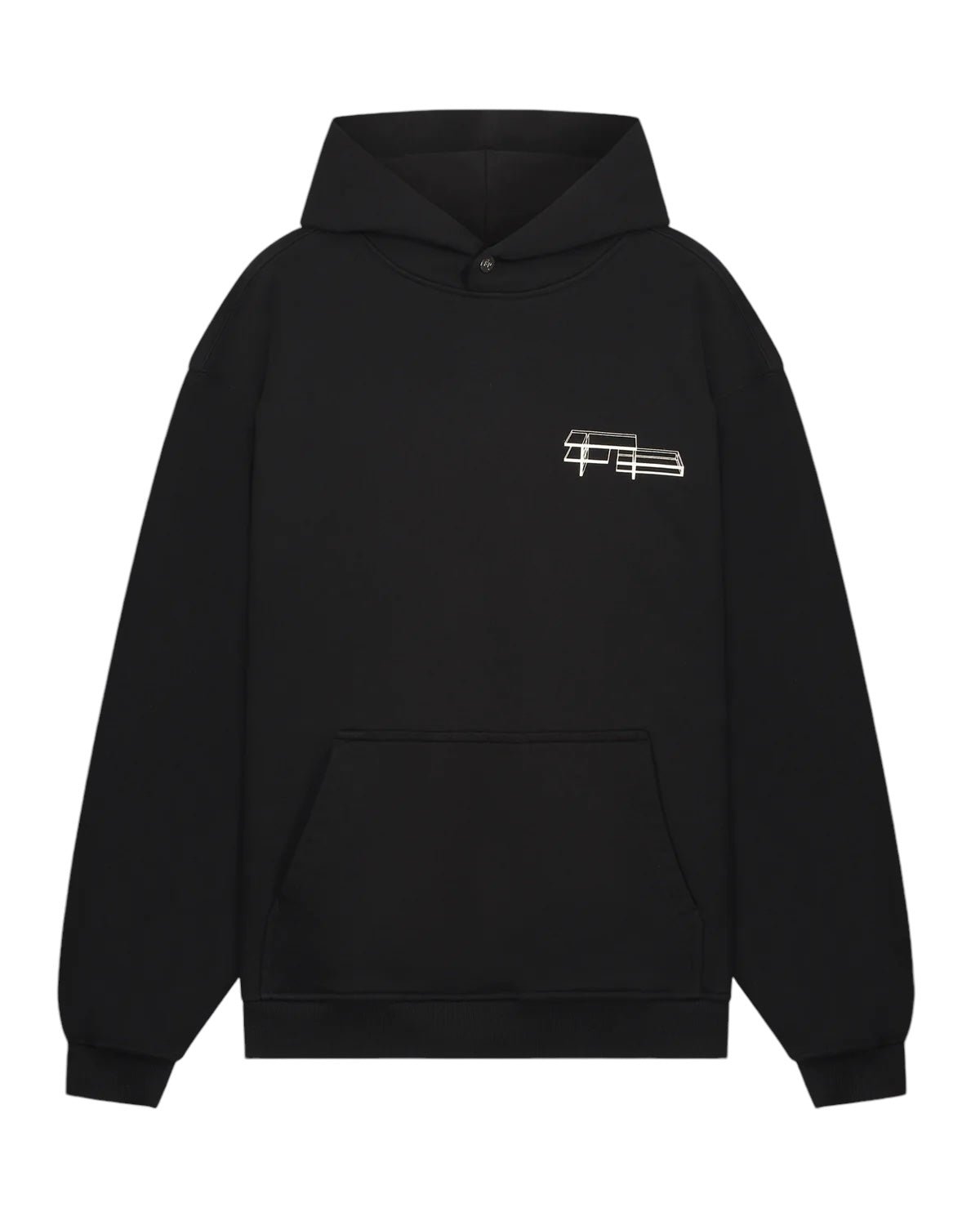 Filling Pieces Hoodie Handshake Elements Blk