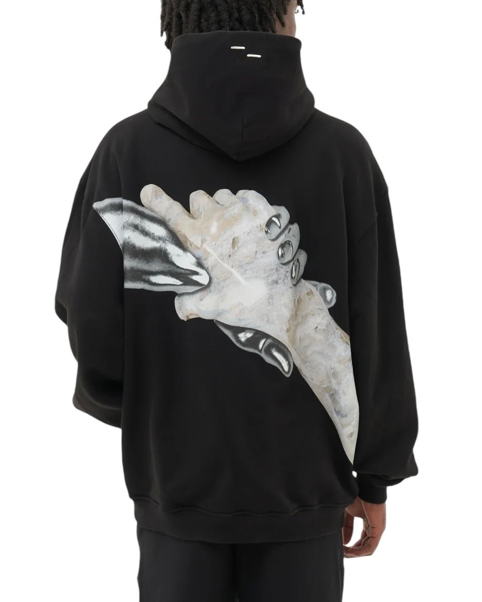 Hoodie Handshake Elements Blk