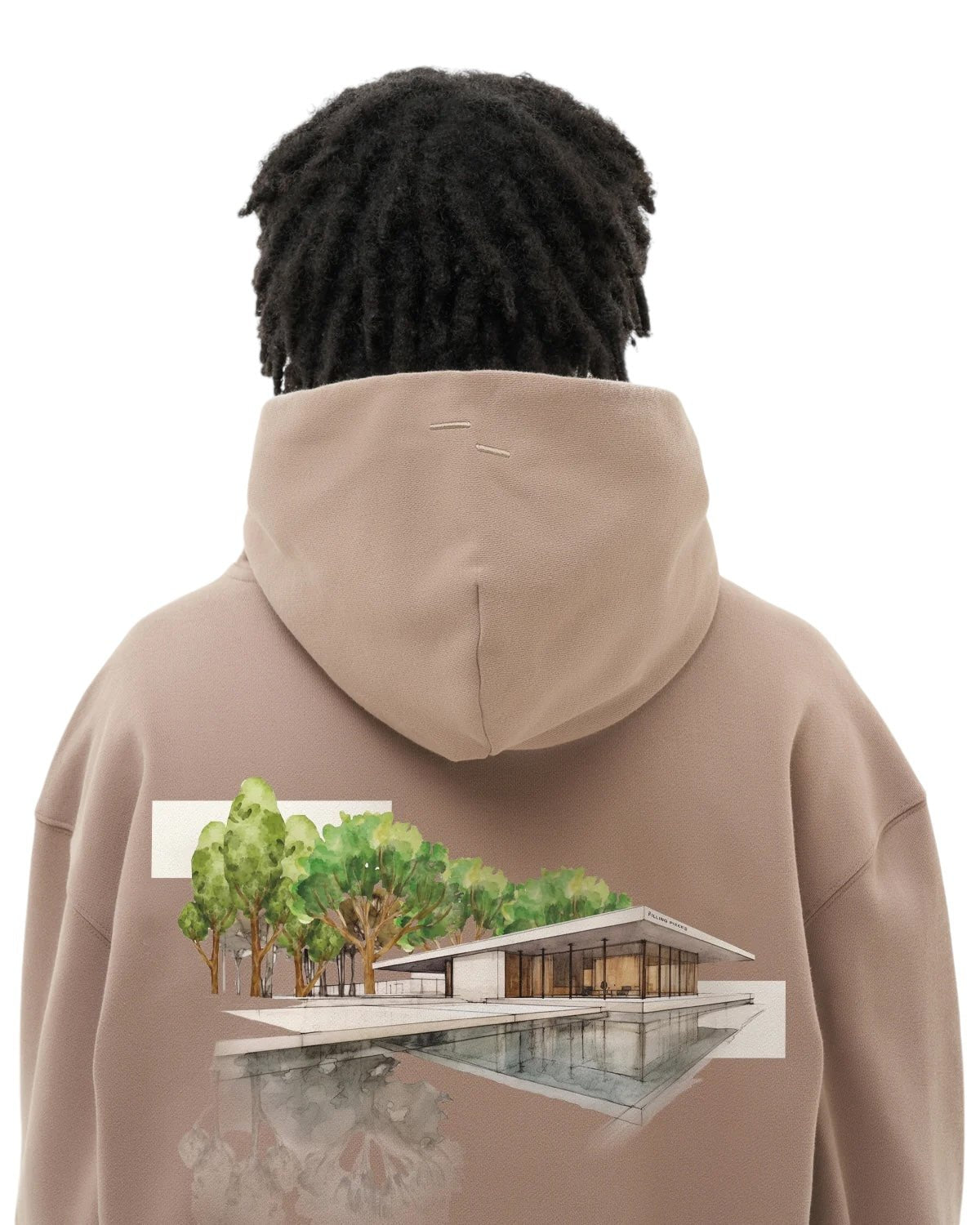 Filling Pieces Hoodie Pavilion Fossil