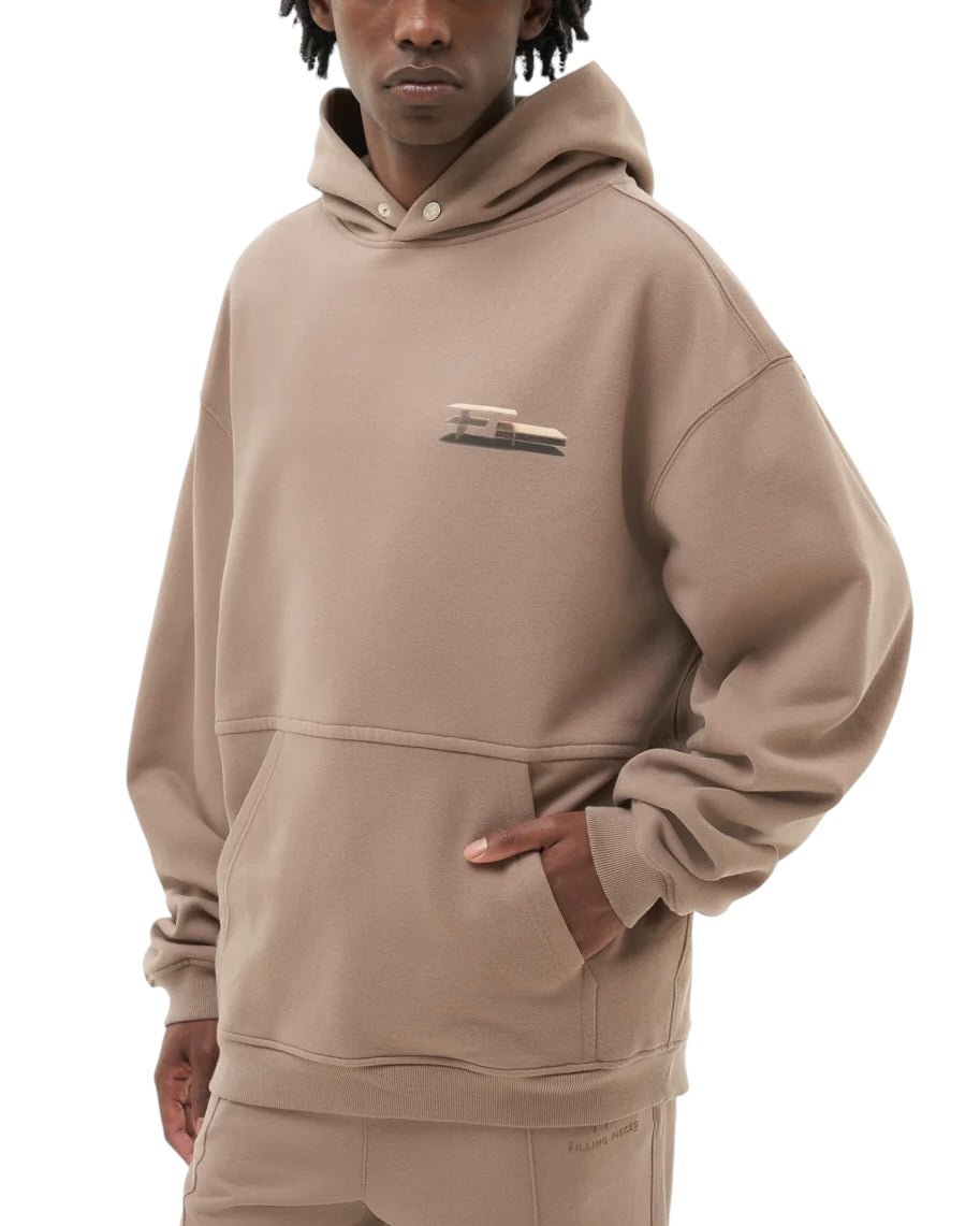 Filling Pieces Hoodie Pavilion Fossil