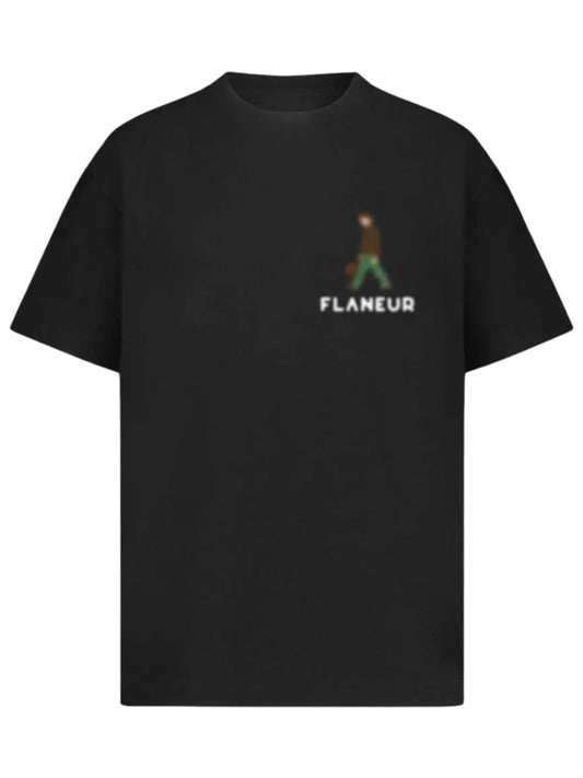 Flaneur Blurred Stroller T-Shirt Black