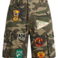 Found Camo Patchwork Cargo Shorts Woodland