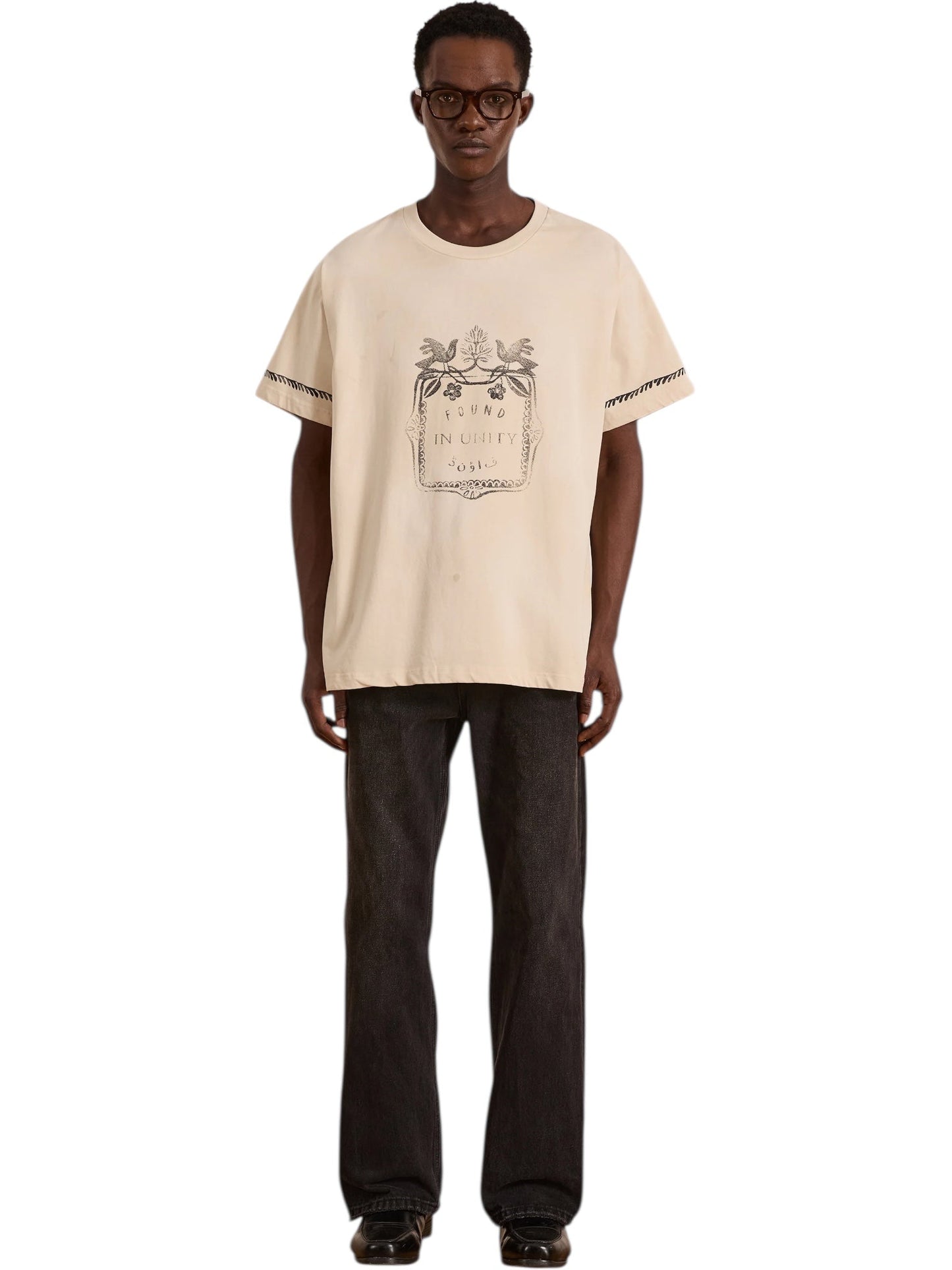 Found Community Tee Off-White