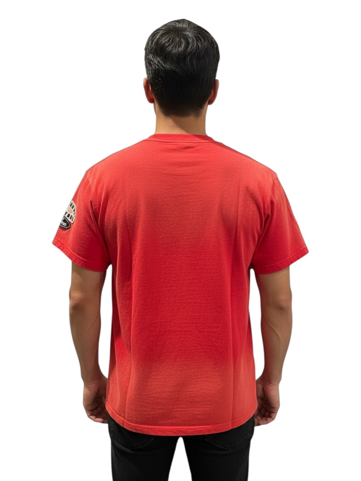 Found Embroidered Patches Camp Tee Red