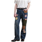 Found Patchwork Jeans Vtg Blue