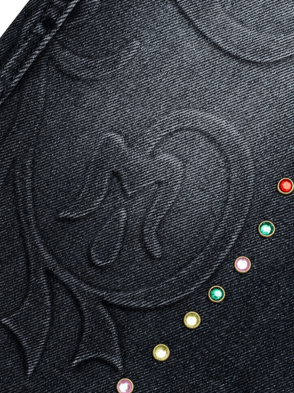 Free Refills Cathedral Denim Pants (FR-F25-026) Black