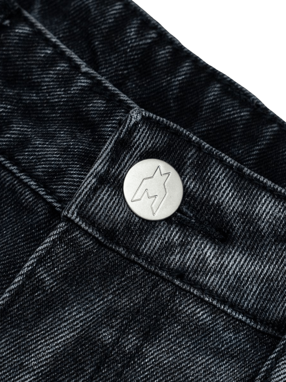 Free Refills Cathedral Denim Pants (FR-F25-026) Black