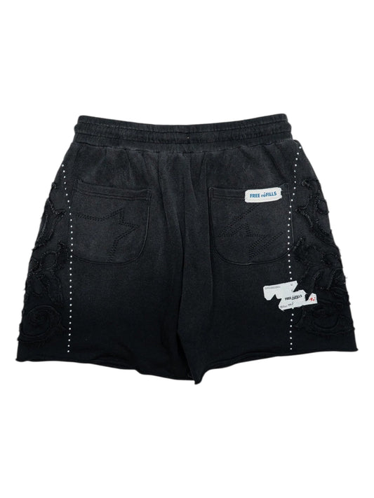 Free Refills Cathedral Fleece Shorts (FR-F25-023) Black