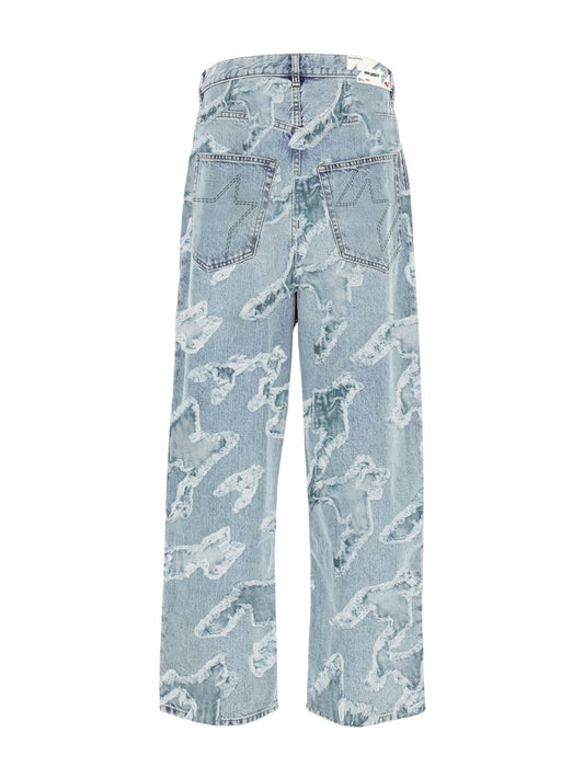 Free Refills Checks Distressed Denim (FR-S26-062) Blue