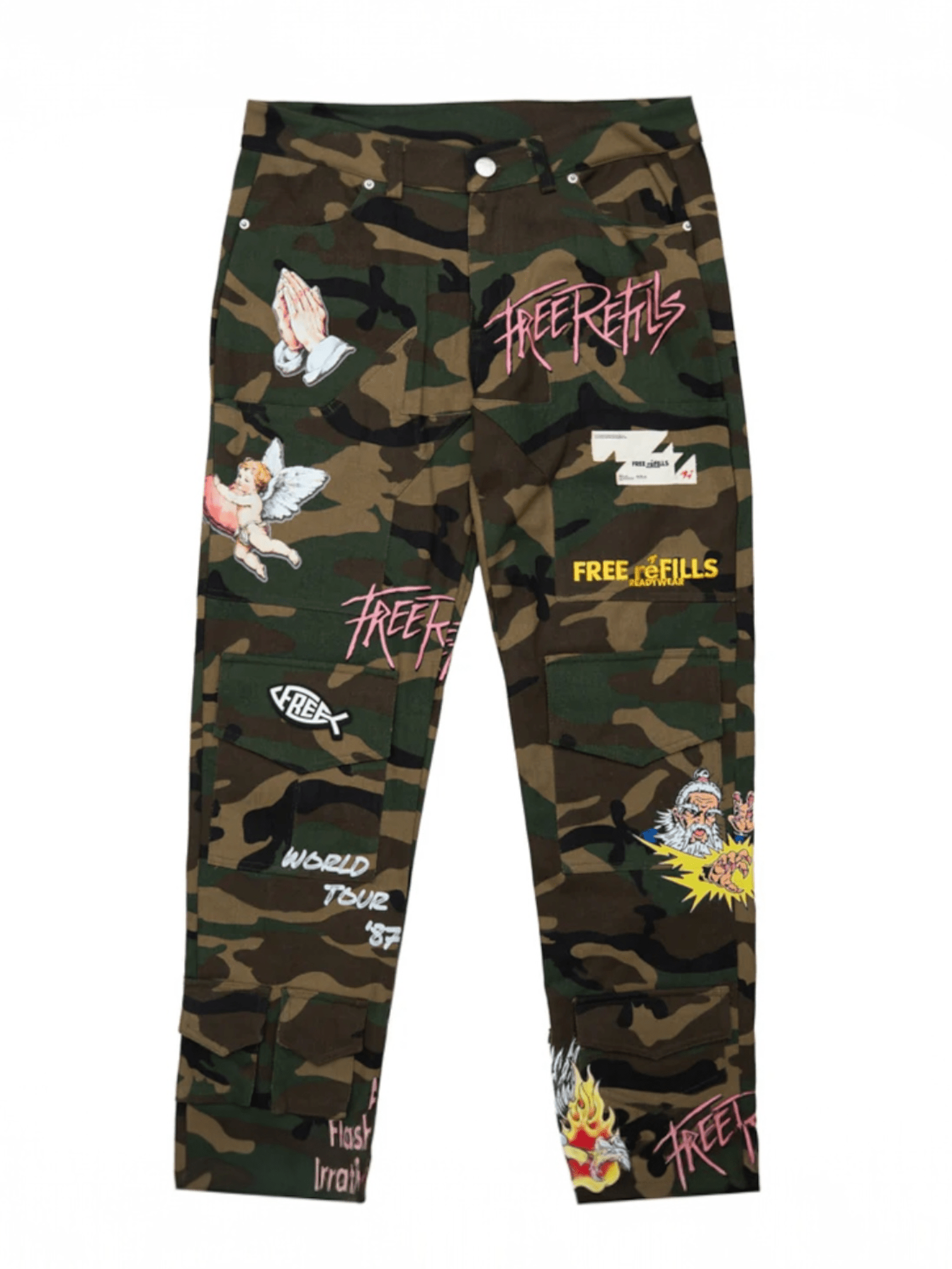 Free Refills Flyod Camo Cargos (FR-S26-069)