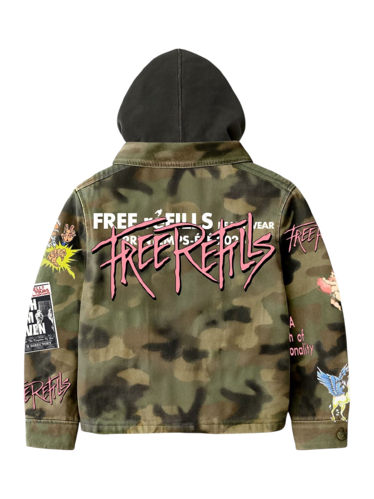 Free Refills Flyod  Camo Jacket (FR-S26-068)