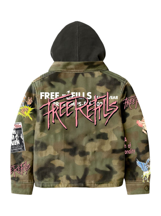 Free Refills Flyod  Camo Jacket (FR-S26-068)