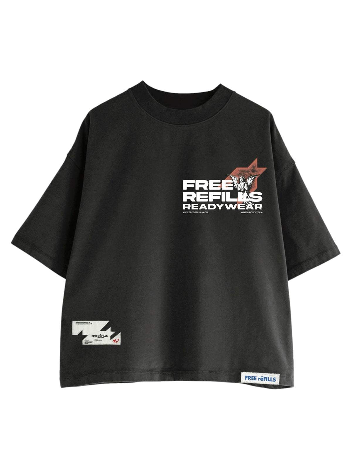 Probus Free Refills FR-HOLIDAY26-002 Sunday Service Tee Black Free Refills FR-HOLIDAY26-002 Sunday Service Tee Black BLACK